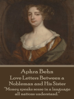 Love Letters Between a Nobleman and His Sister