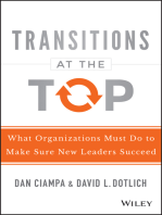 Transitions at the Top: What Organizations Must Do to Make Sure New Leaders Succeed