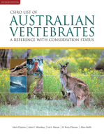 CSIRO List of Australian Vertebrates: A Reference with Conservation Status