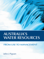 Australia's Water Resources: From Use to Management