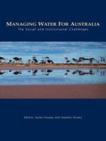 Managing Water for Australia: The Social and Institutional Challenges