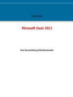 Microsoft Excel 2013: Eine Kurzanleitung für Endanwender