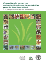 Consulta de expertos sobre indicadores de nutrición para la biodiversidad: 1. Composicion de los alimentos