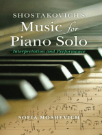 Shostakovich's Music for Piano Solo: Interpretation and Performance