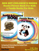 Animals Books For Kids: Mysterious Snakes & Cute Pandas: Kids Books Discovery Book Series - 2 In 1