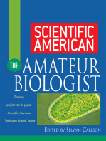 Scientific American The Amateur Biologist