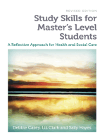 Study Skills for Master's Level Students, revised edition: A Reflective Approach for Health and Social Care