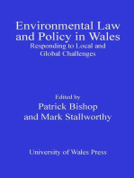 Environmental Law and Policy in Wales: Responding to Local and Global Challenges