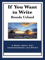 If You Want to Write: A Book about Art, Independence and Spirit