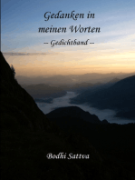 Gedanken in meinen Worten: -- Gedichtband --