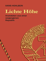 Lichte Höhe: Anekdoten aus einer vergangenen Republik