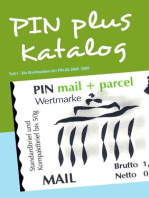 PIN plus Katalog: Teil 1 - Die Briefmarken der PIN AG 2000 -2006