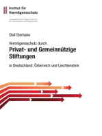 Vermögensschutz durch privat- und gemeinnützige Stiftungen: in Deutschland, Österreich und Liechtenstein