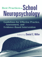 Best Practices in School Neuropsychology: Guidelines for Effective Practice, Assessment, and Evidence-Based Intervention