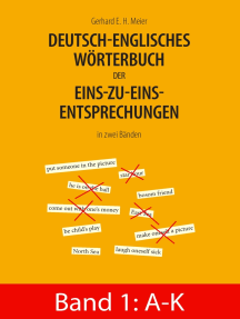 lesen sie deutsch englisches worterbuch der eins zu eins entsprechungen in zwei banden von books on demand online bucher