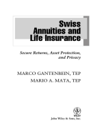 Swiss Annuities and Life Insurance: Secure Returns, Asset Protection, and Privacy