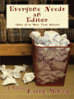 Everyone Needs an Editor (Some of Us More Than Others): A Memoir