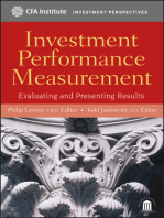 Investment Performance Measurement: Evaluating and Presenting Results