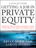 Getting a Job in Private Equity: Behind the Scenes Insight into How Private Equity Funds Hire