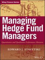 Managing Hedge Fund Managers: Quantitative and Qualitative Performance Measures