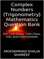 Complex Numbers (Trigonometry) Mathematics Question Bank