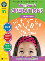 Number & Operations - Task Sheets Gr. PK-2