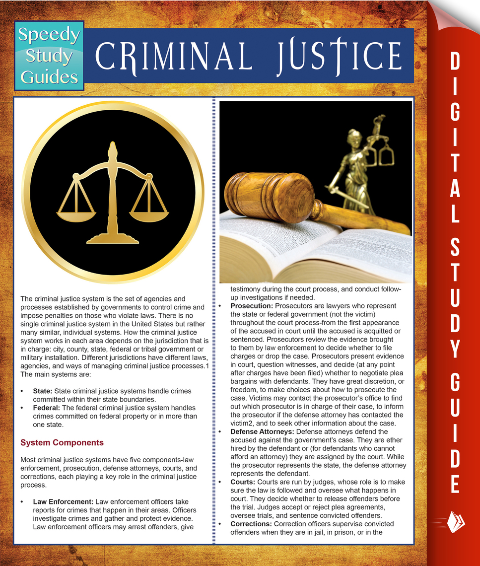 Read Criminal Justice (Speedy Study Guides) Online by