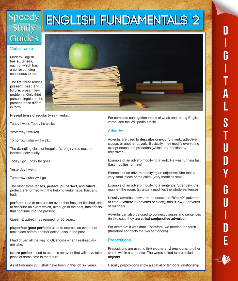 English Fundamentals 2 Speedy Study Guides By Speedy Publishing Book Read Online