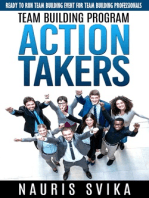 Team Building Program "Action Takers." Ready To Run Team Building Event For Team Building Professionals.