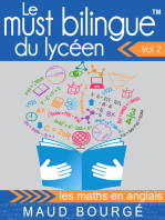 Le must bilingue™ du lycéen Vol. 2 - les maths en anglais