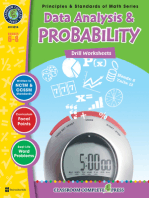 Data Analysis & Probability - Drill Sheets Gr. 6-8