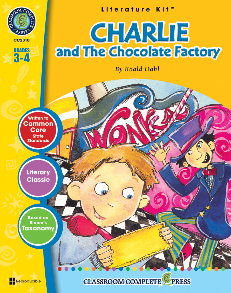 Charlie & The Chocolate Factory - Literature Kit Gr. 3-4 by Marie-Helen ...