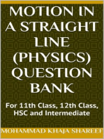 Motion in a Straight Line (Physics) Question Bank