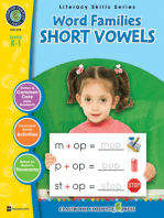 Word Families - Short Vowels Gr. PK-2