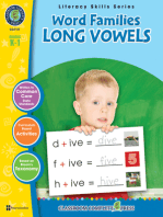 Word Families - Long Vowels Gr. PK-2