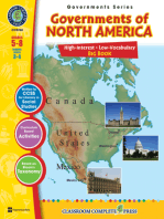 Governments of North America Big Book Gr. 5-8