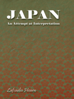 Japan - An Attempt at Interpretation