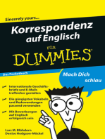 Korrespondenz auf Englisch fur Dummies Das Pocketbuch
