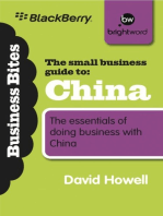 The Small Business Guide to China: How small enterprises can sell their goods or services to markets in China