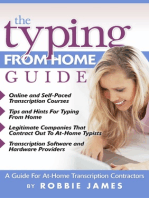 The Typing from Home Guide: A Guide for At-Home Transcription Contractors