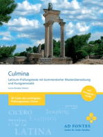 Culmina: Latinum-Prüfungstexte mit kommentierter Musterübersetzung und Kurzgrammatik