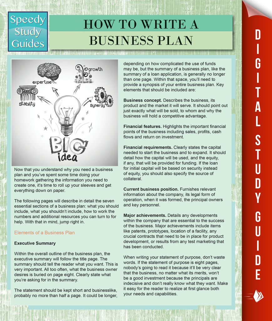Preparation of business plan pdf image
