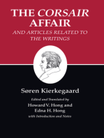 Kierkegaard's Writings, XIII, Volume 13: The Corsair Affair and Articles Related to the Writings