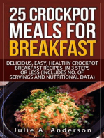 25 Crockpot Meals for Breakfast: Crockpot Meals Series, #3
