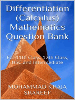 Differentiation (Calculus) Mathematics Question Bank