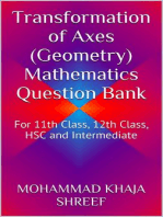 Transformation of Axes (Geometry) Mathematics Question Bank