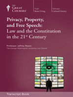 Privacy, Property, and Free Speech: Law and the Constitution (Transcript)