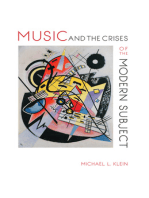 Music and the Crises of the Modern Subject
