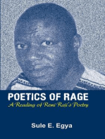 Poetics of Rage: A Reading of Remi Raji�s Poetry