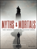 Myths and Mortals: Family Business Leadership and Succession Planning